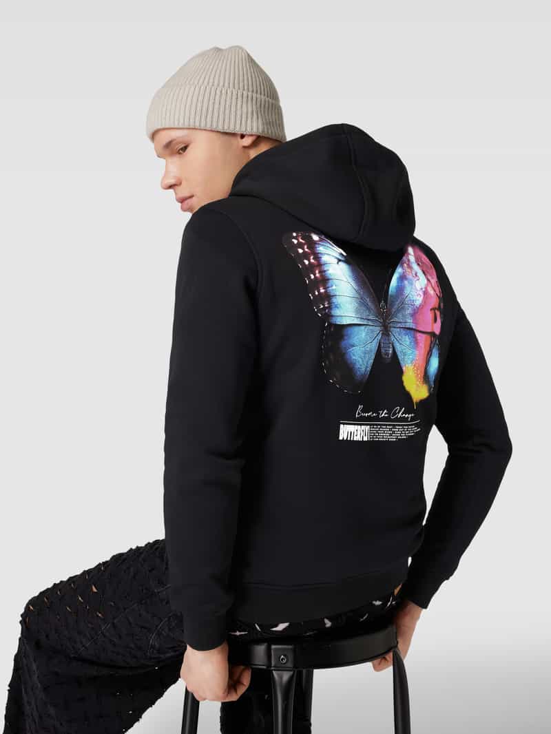 mister tee Hoodie met kangoeroezak