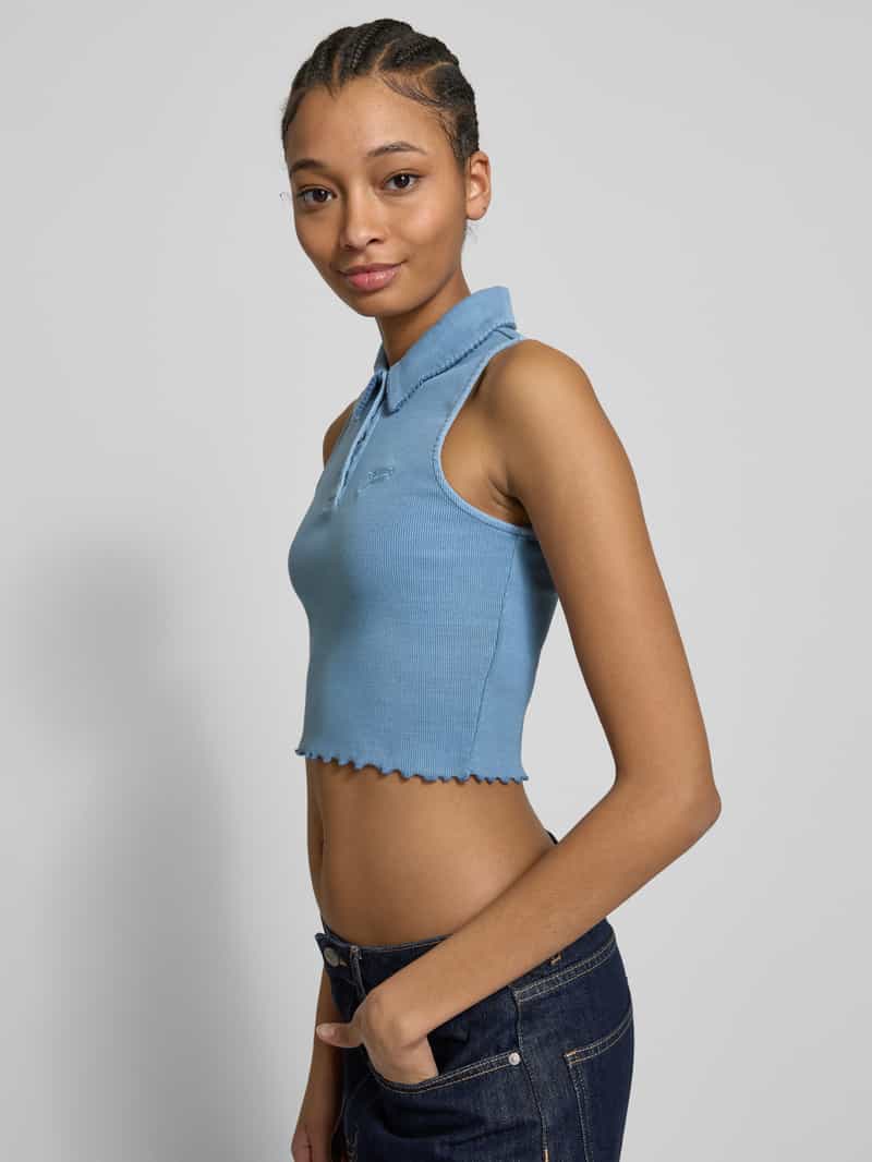 Tommy Jeans Korte top in riblook