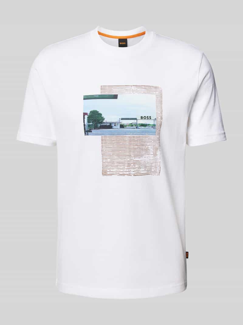 Boss Orange T-shirt met labelprint