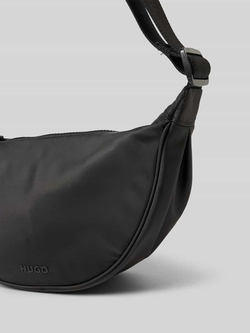 HUGO Schoudertas met labelapplicatie model 'BELL'