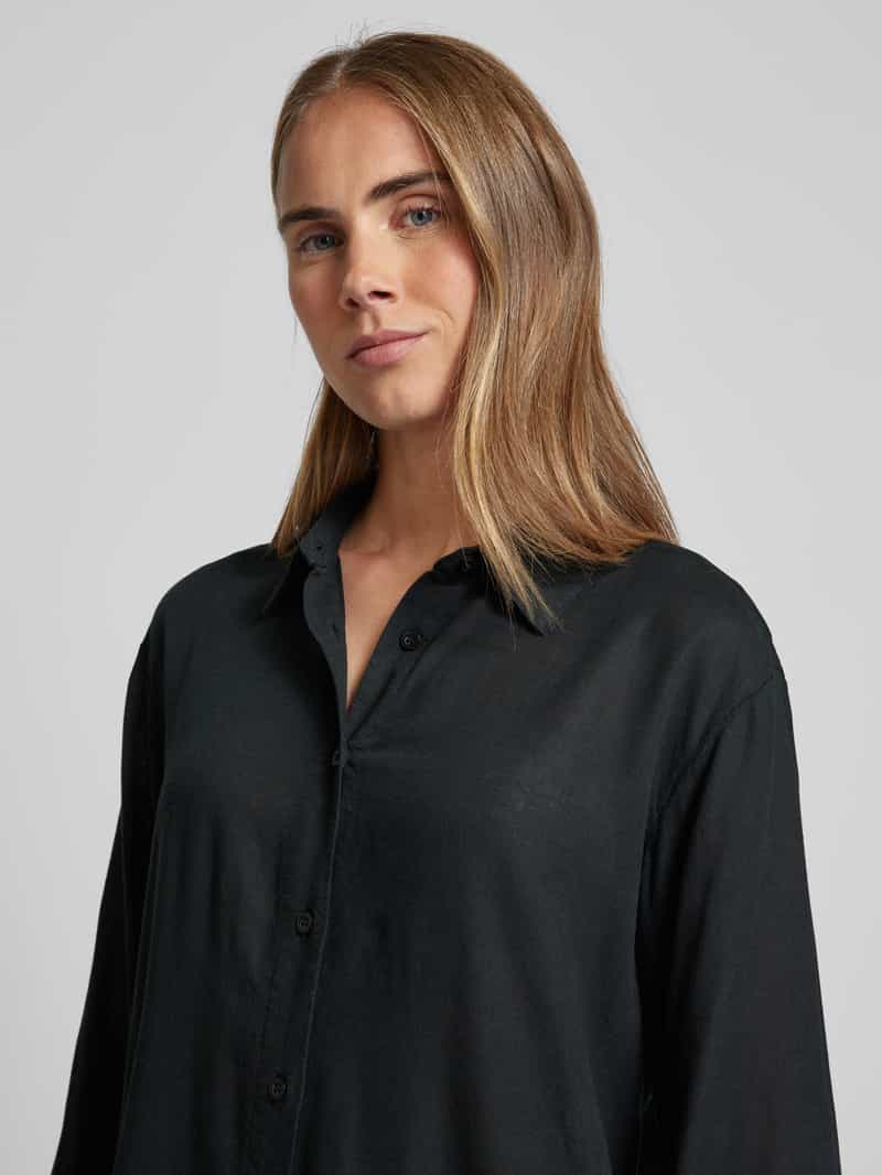 Kaffe Knielange jurk met platte kraag model 'KAmilia'