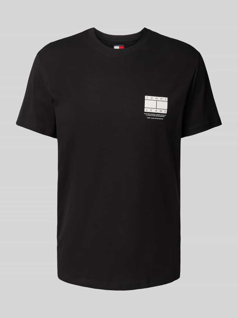 Tommy Jeans T-shirt met labelprint