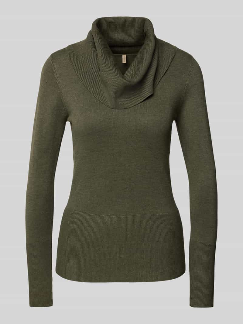 Soyaconcept Gebreide pullover met ribboorden model 'Dollie'