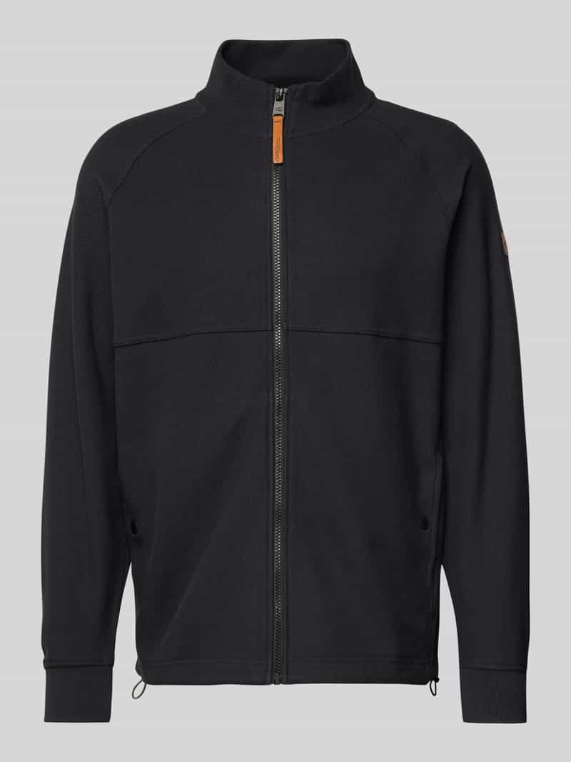 camel active Gebreid vest met opstaande kraag