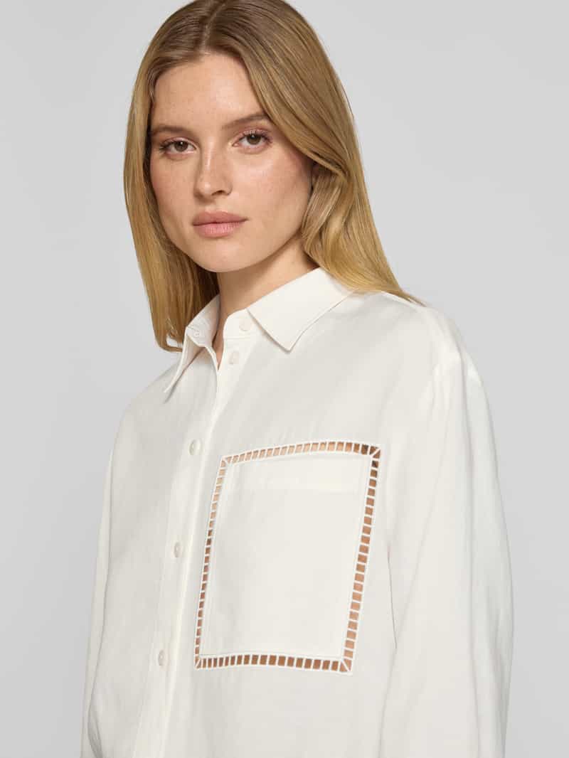 MOS MOSH Regular fit blouse met borstzak model 'Jova Alexis'