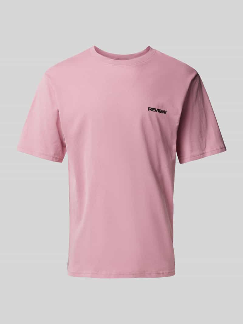 REVIEW T-shirt met labelprint