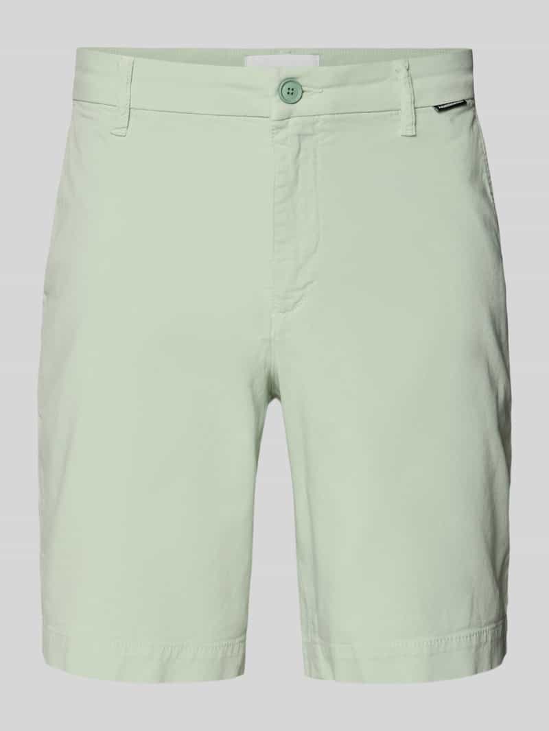 regular fit korte chino van katoenmix model 'CHINO'