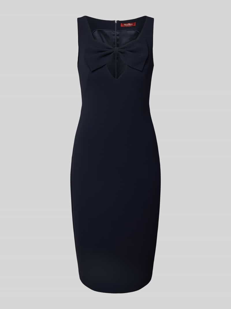 Max Mara Studio Nauwsluitende cocktailjurk met strik model 'ALFIERE'