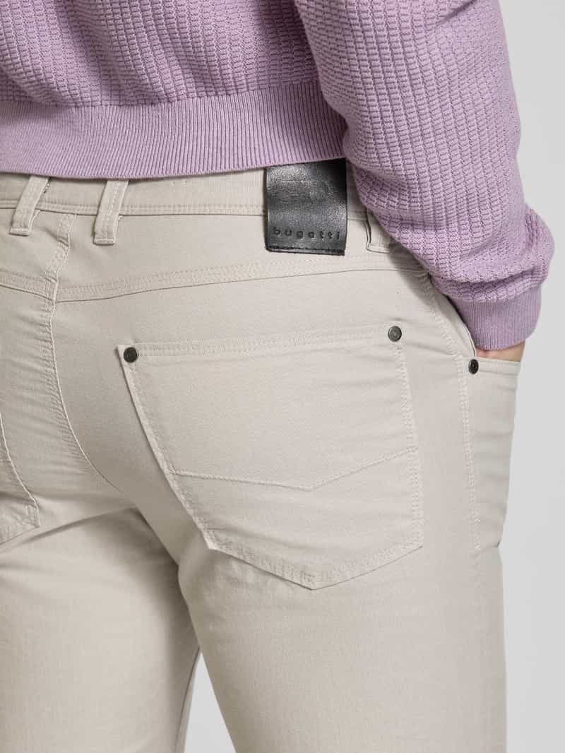 Bugatti Straight fit broek in 5-pocketmodel