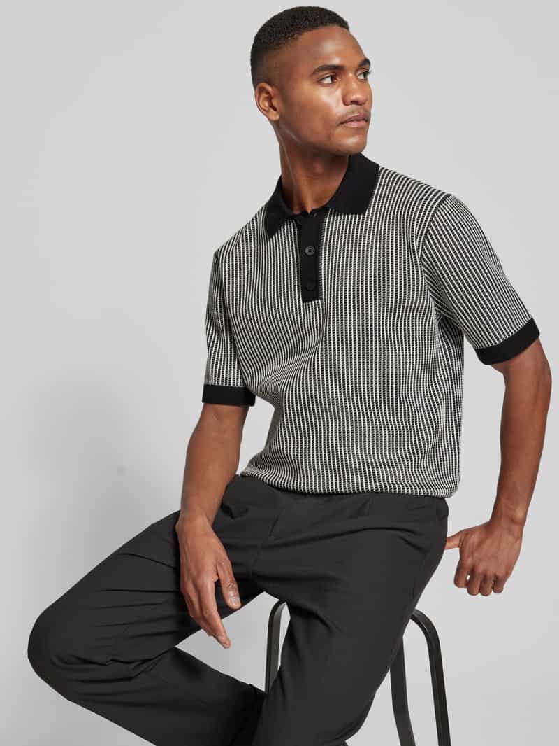 drykorn Regular fit poloshirt met knoopsluiting model 'TAMIAN 10'