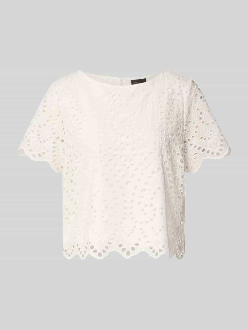s.Oliver BLACK LABEL Boxy fit blouseshirt van puur katoen
