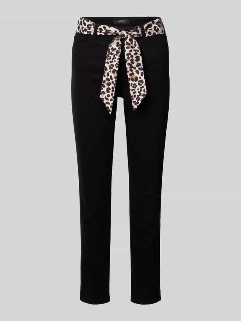 Marc Cain Stoffen broek met 5-pocketmodel
