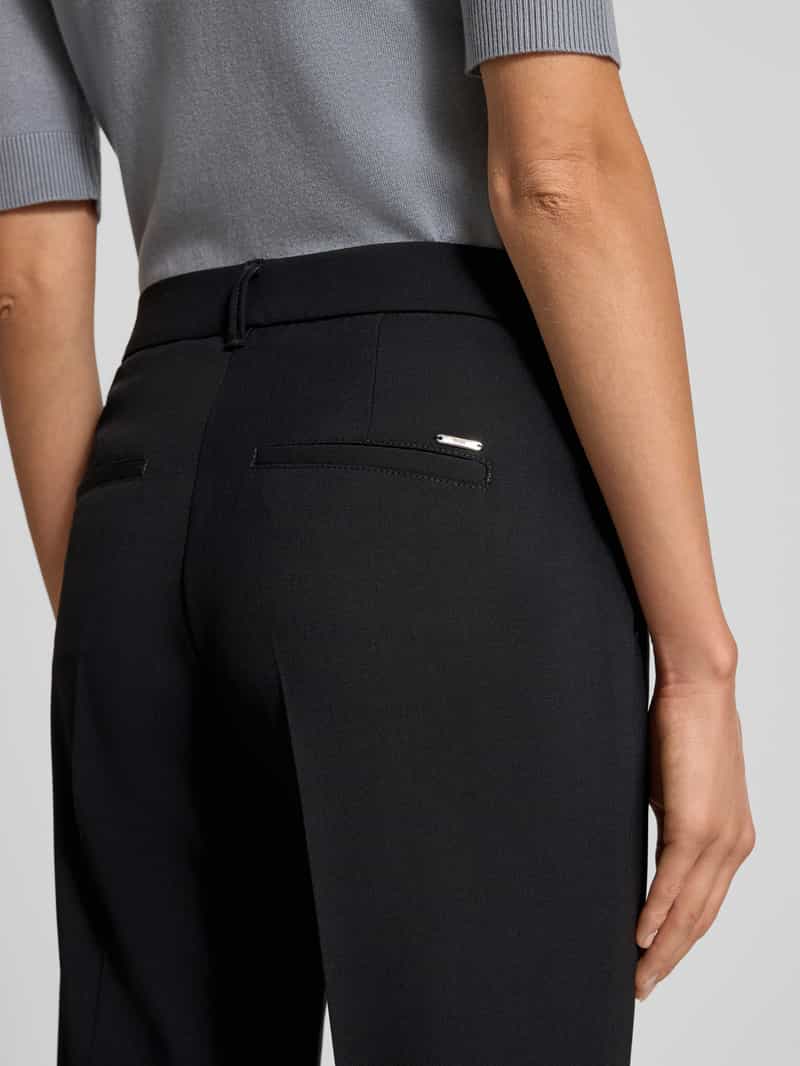 BRAX Straight fit stoffen broek met schapenwol model 'Maron'