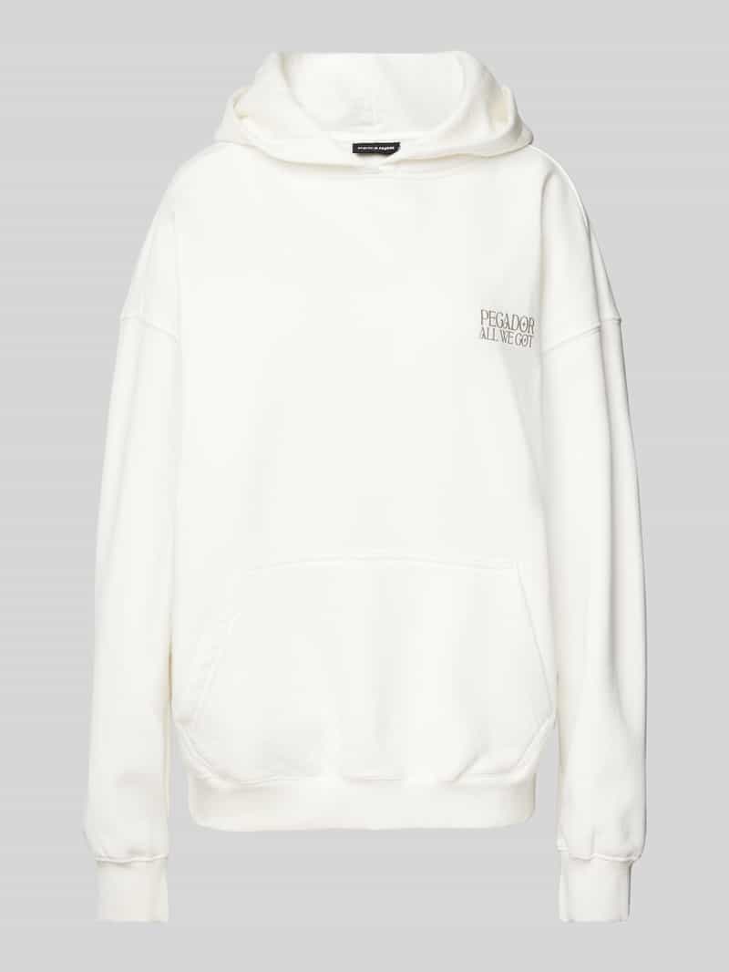 Pegador Oversized hoodie met labelprint model 'BEALI'