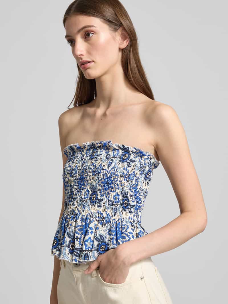 Only Slim fit korte top van puur katoen model 'KATIE'