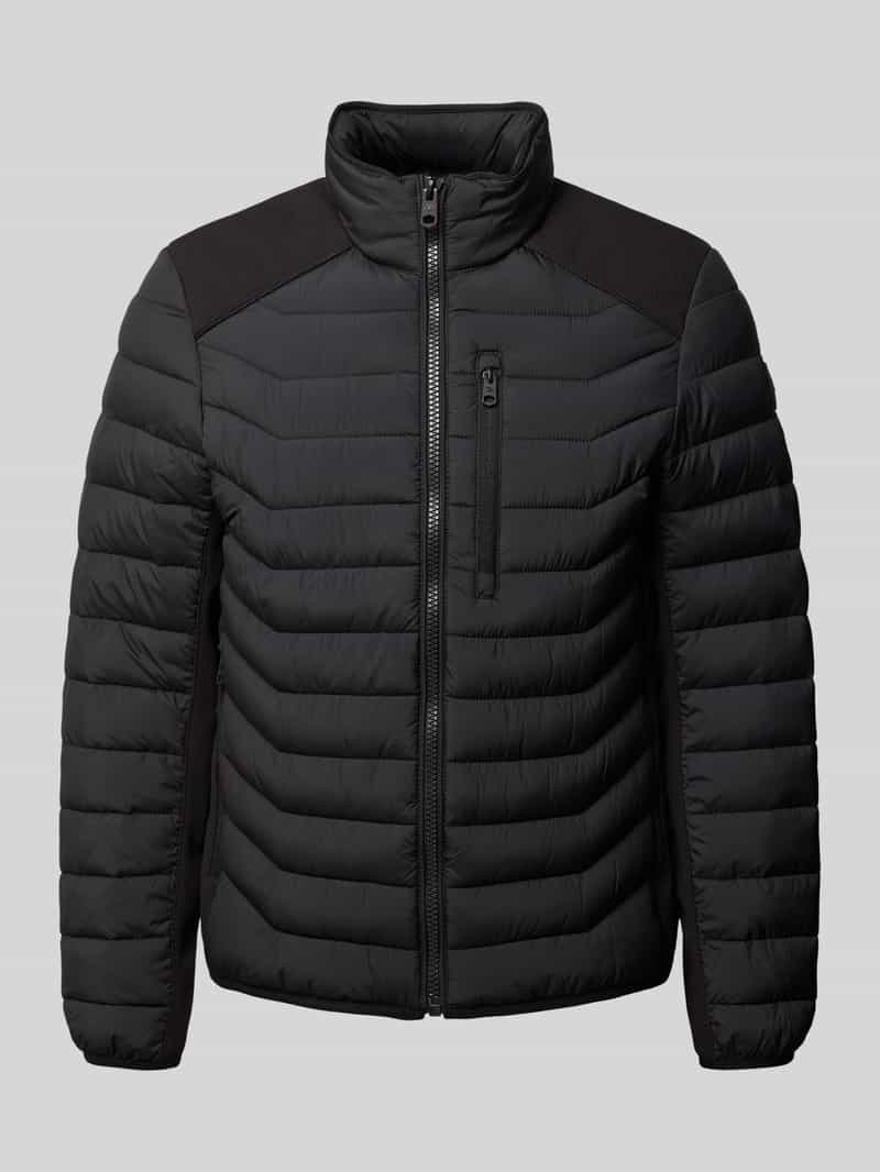 Tom Tailor Regular fit gewatteerd jack met ritssluiting