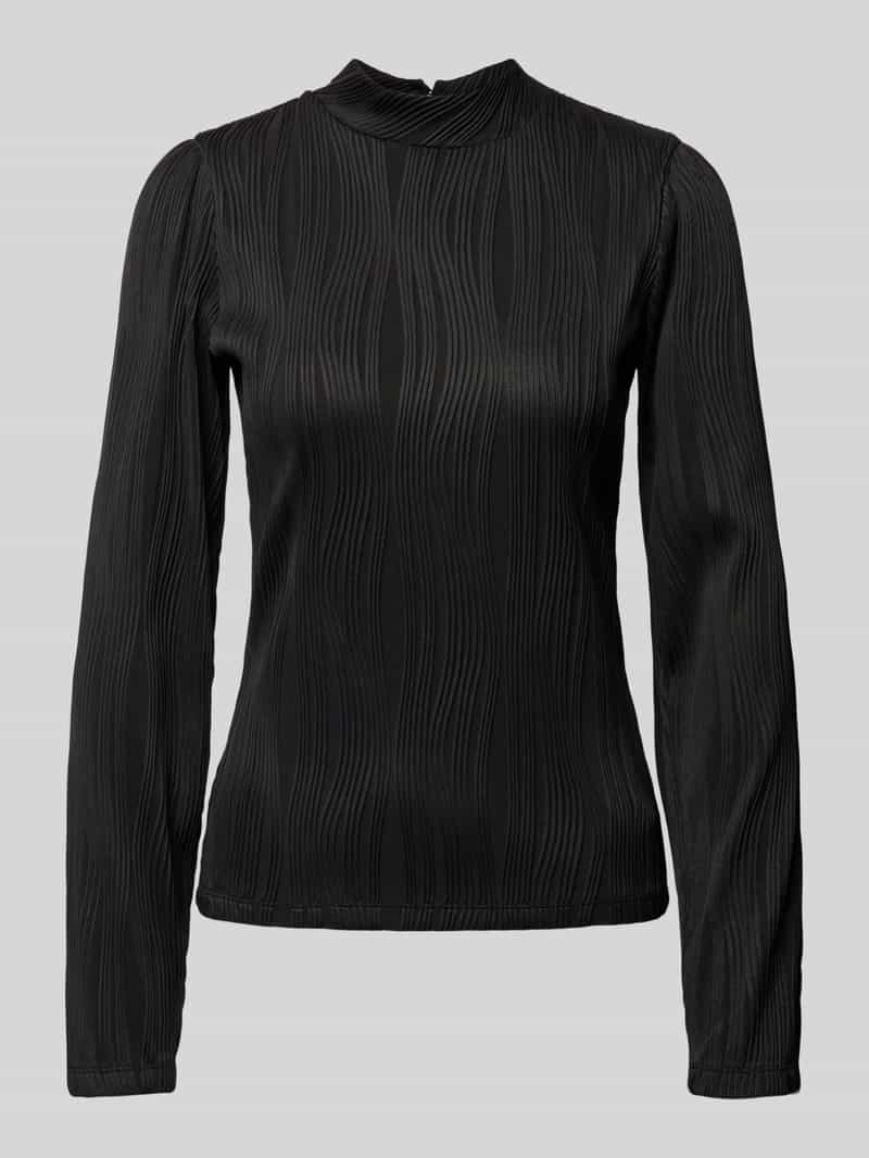 moves Regular fit shirt met lange mouwen en structuurmotief model 'Fienne'