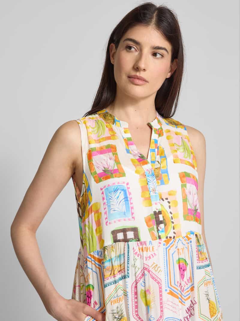 Emily Van den Bergh Midi-jurk met tuniekkraag