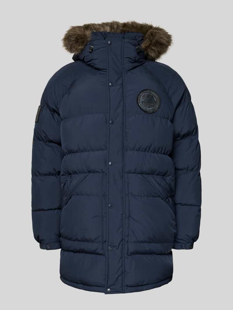 Superdry Gewatteerd jack met labelpatch model 'Everest'