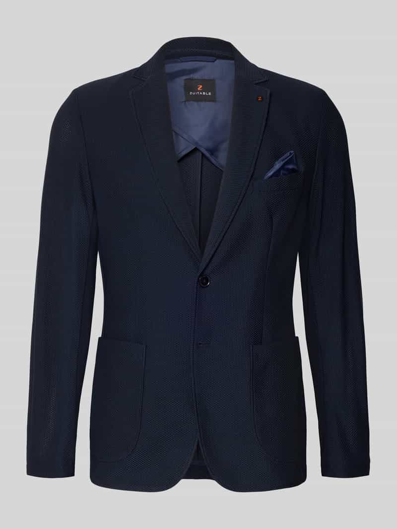 regular fit colbert met structuurpatroon model 'Bob'