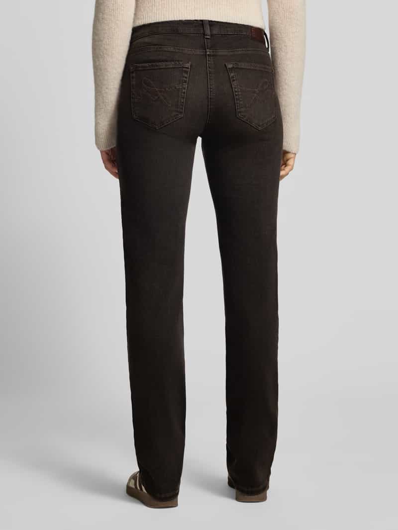 MAC straight fit jeans van katoenmix model 'Carrie'