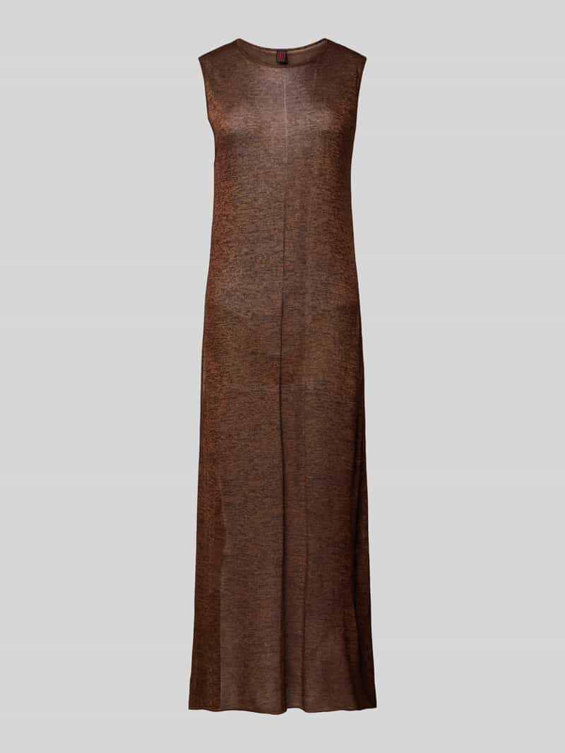 maxi-jurk met structuurpatroon