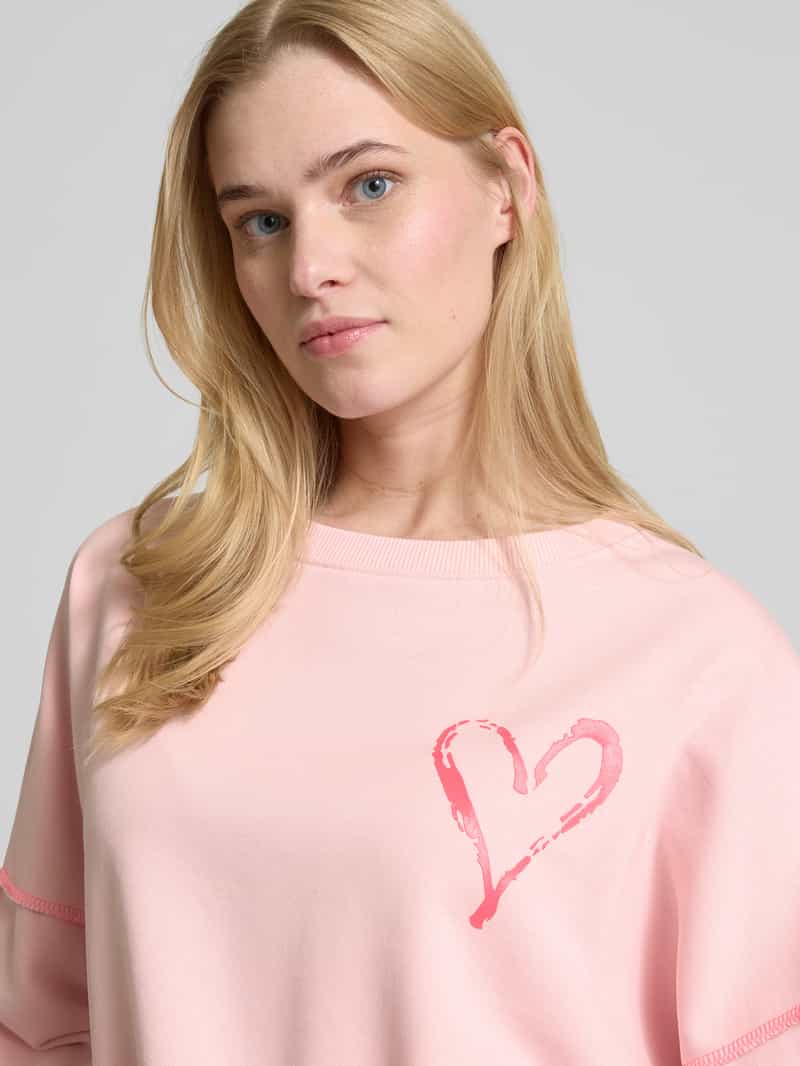 miss goodlife Oversized sweatshirt met ribboorden