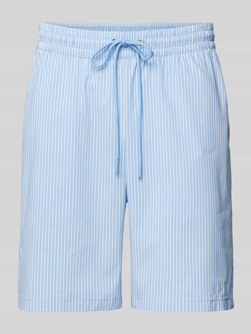 Pegador Regular fit sweatshorts met labeldetail model 'RATON'