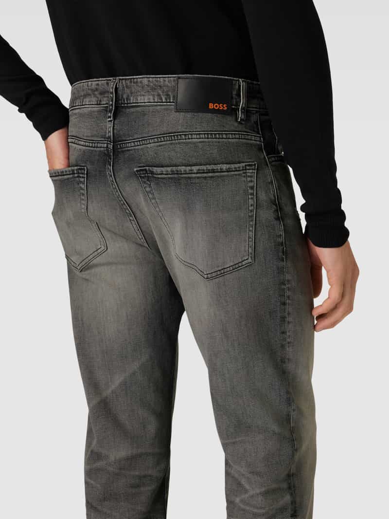 Boss Orange Regular fit jeans in destroyed-look model 'Re.Maine'