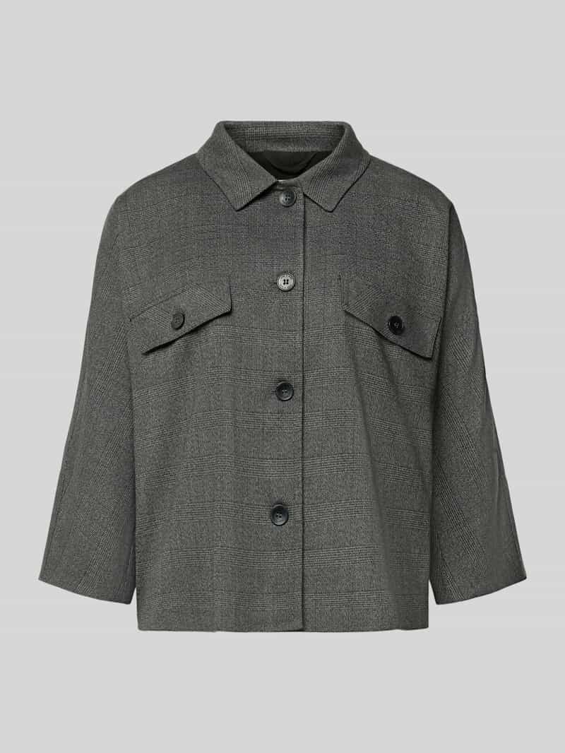 MORE & MORE Relaxed fit blazer met knoopsluiting en 3 4-mouwen