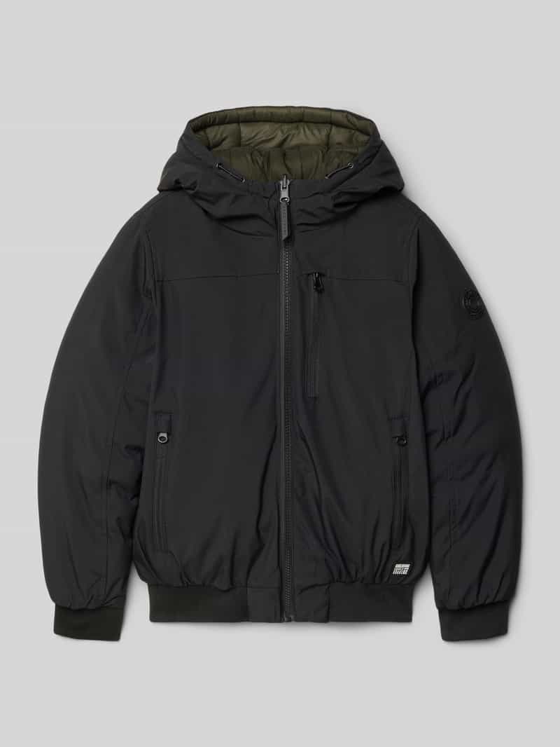 CARS JEANS Jack met capuchon en labelpatches model 'JETHRO'