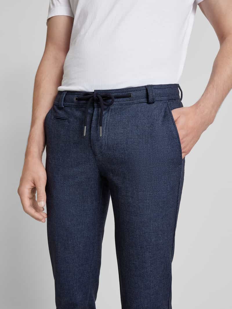 Bugatti Stoffen broek met paspelzak