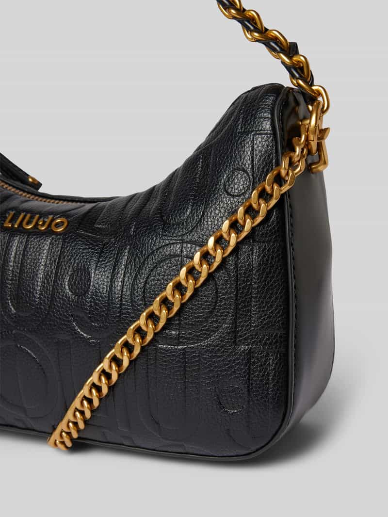 Liu Jo White Handtas met structuurmotief met label model 'ADONIDE'