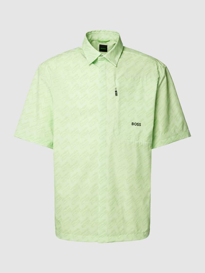 BOSS Green Regular fit vrijetijdsoverhemd met all-over print model 'Bechno'