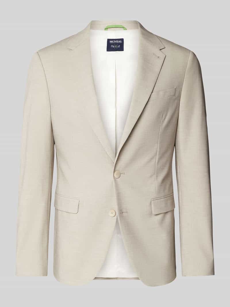 2-knoops colbert met viscose