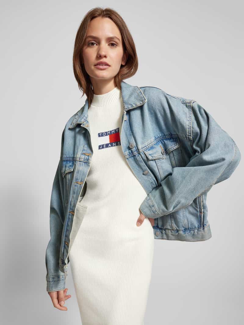 Tommy Jeans Knielange jurk met labelstitching