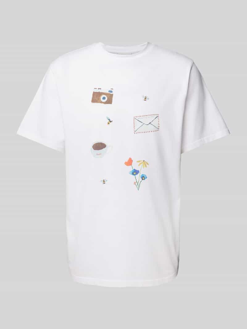 Forét-shirt met motiefprints