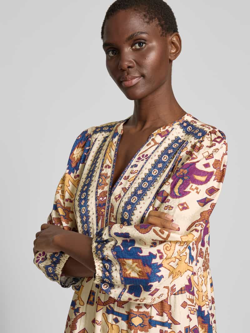 Bash Midi-jurk met tuniekkraag model 'VALLEY'