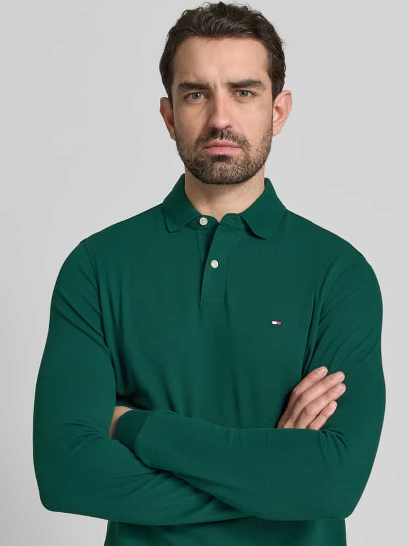 Tommy Hilfiger Regular fit poloshirt van katoenmix
