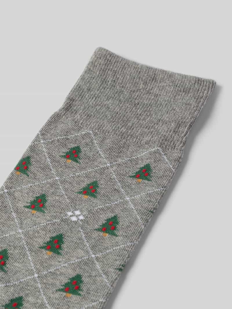 Burlington Sokken in all-over look model 'CHRISTMAS TREE'