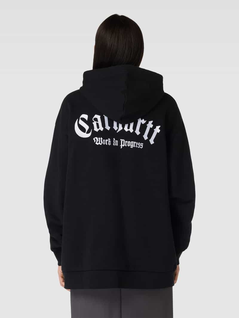 Hoodie met labelstitching, model 'ONYX' Carhartt Work In Progress