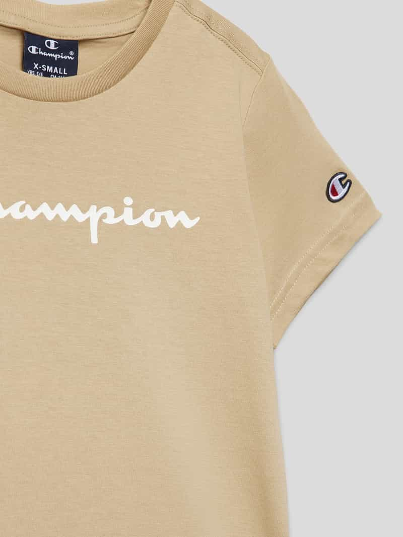 Champion T-shirt met labelprint