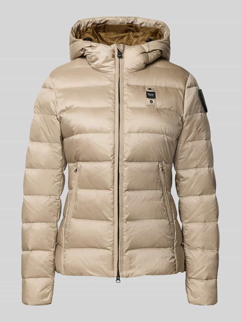 Blauer Usa Donsjack met tweewegritssluiting model 'CHARME'