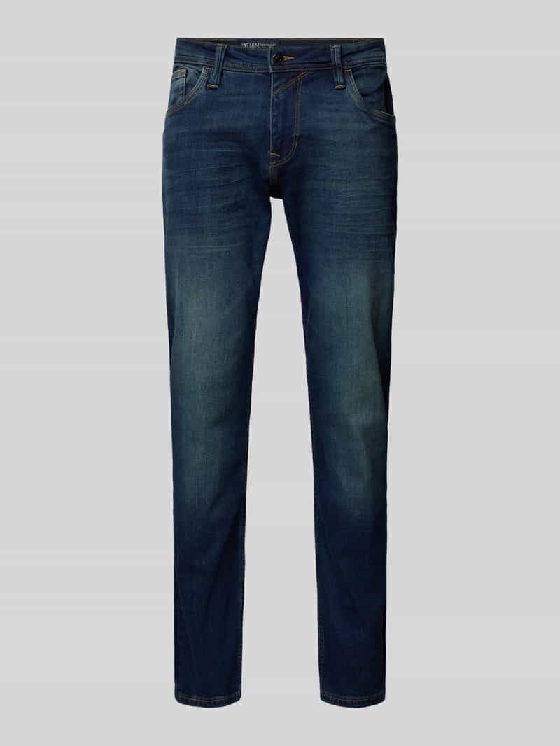 Tom Tailor Denim Straight fit jeans van katoenmix model 'AEDAN'