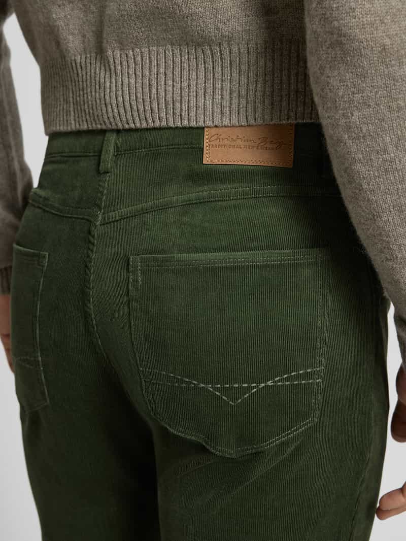 Christian Berg Men Corduroy broek met 5-pocketmodel