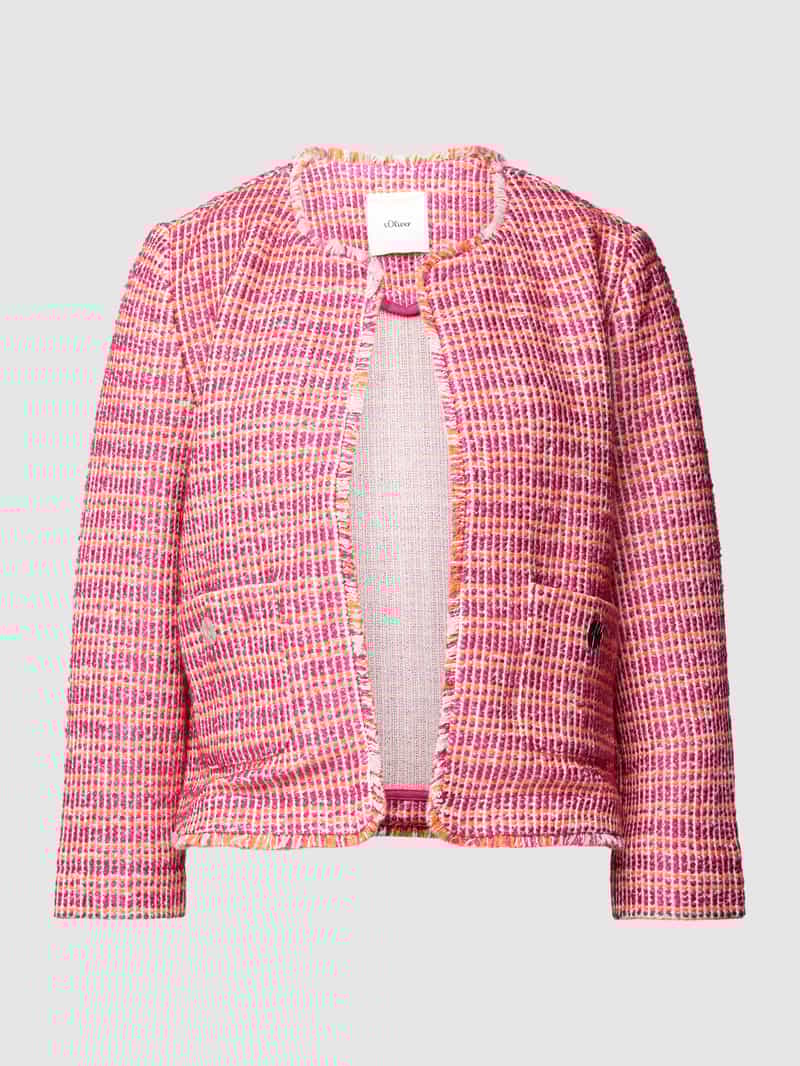 s.Oliver BLACK LABEL Blazer in bouclé-look