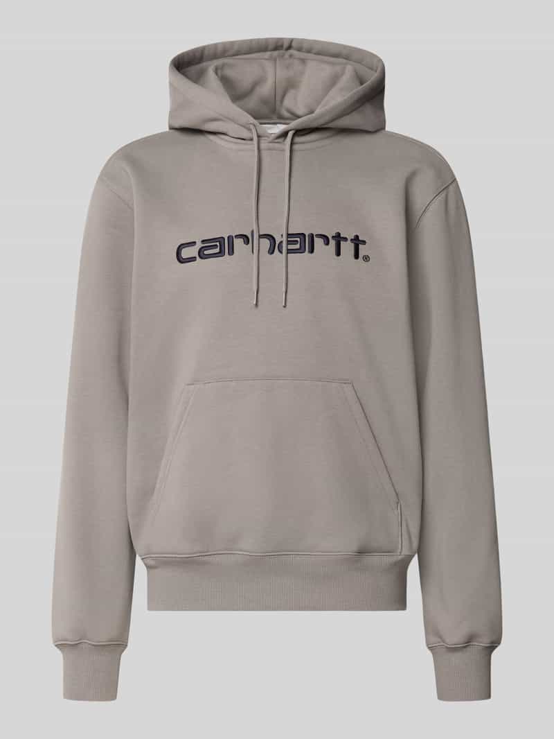Carhartt Work In Progress hoodie met logo-opschrift