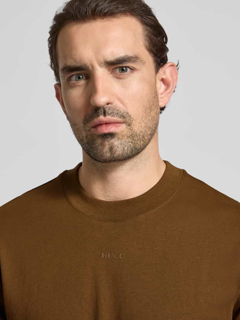 HUGO Regular fit T-shirt van puur katoen model 'DAPOLINO'