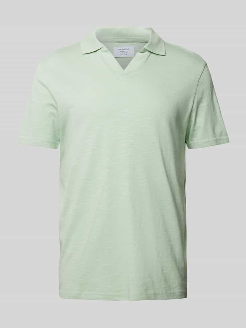 MCNEAL Regular fit poloshirt met V-hals