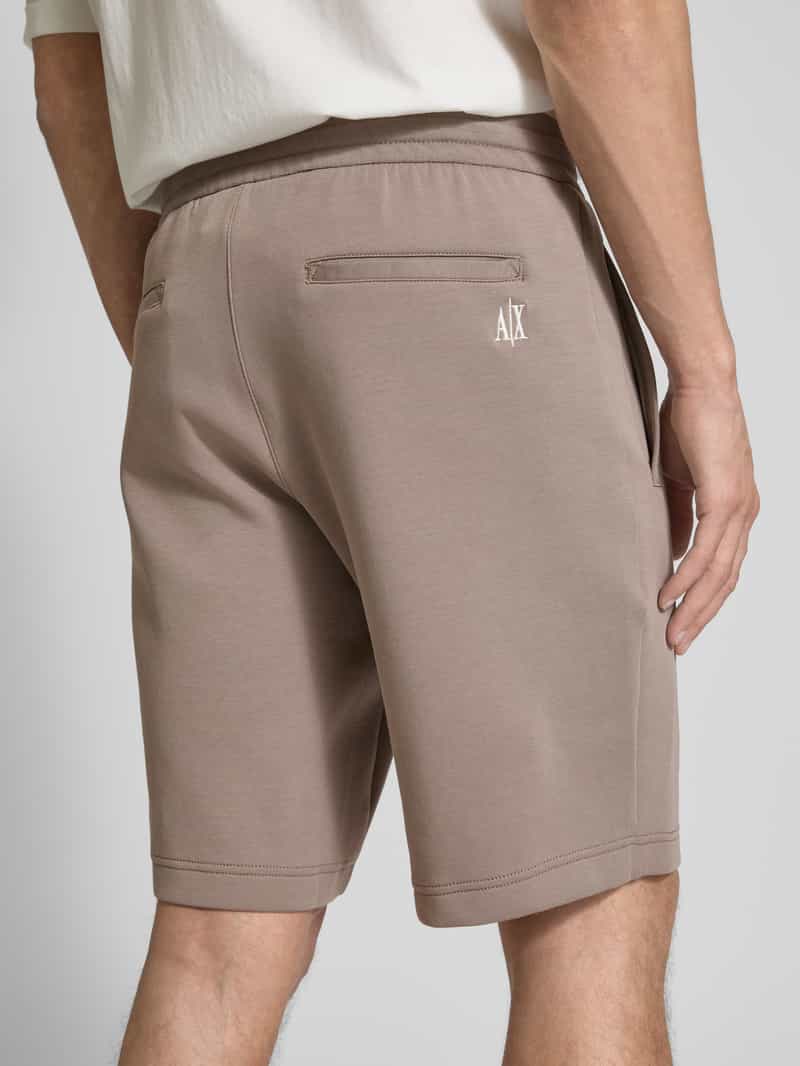 Armani Exchange Sweatshorts met elastische band